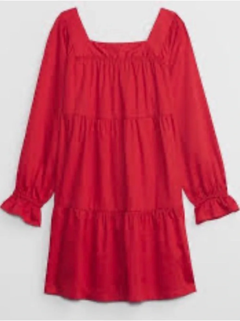 EUC Gap Kids Tiered Square Neck Dress